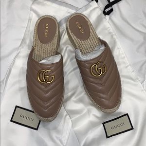 Gucci Espardilles - Napa Charlotte Porcelain Rose